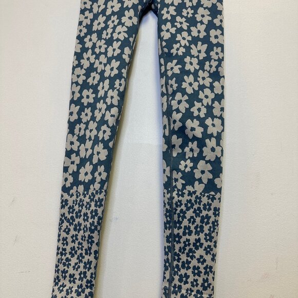 Spiritual Gangster Love Sculpt Jacquard Legging in Blue Daisy Print XS/S - Picture 8 of 9